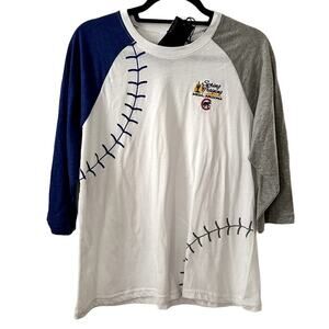 ANTIGUA NWT Women's‎ Cubs Spring Training Crew Neck 3/4 Sleeve Baseball Tee XL